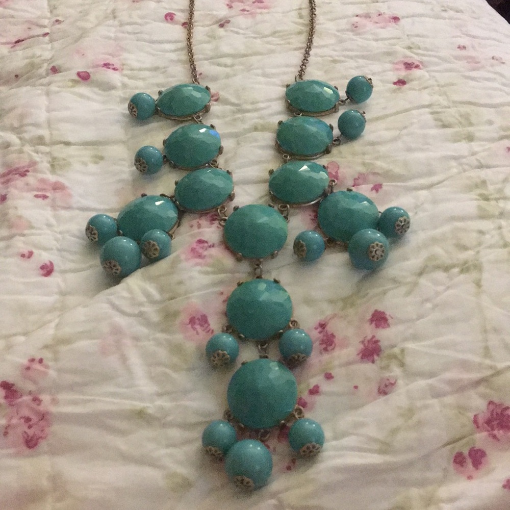 J Crew Large Bubble Necklace. Used